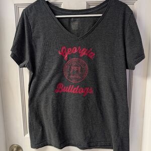Georgia Bulldogs V-neck Tshirt
